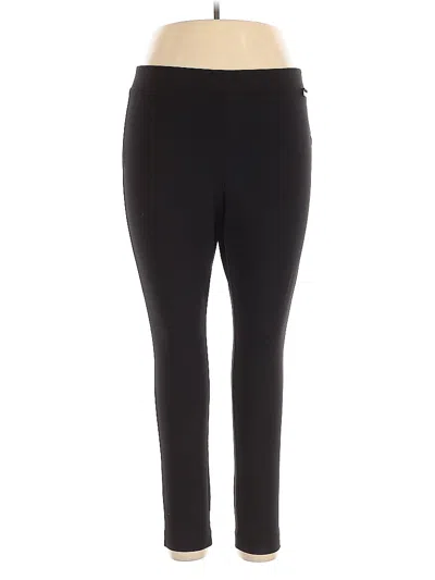 Pre-owned Calvin Klein Active Pants In Black