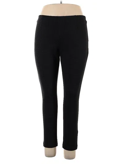 Pre-owned Calvin Klein Active Pants In Black