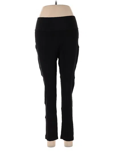Pre-owned Calvin Klein Active Pants In Black