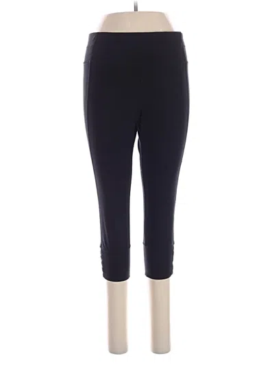 Pre-owned Calvin Klein Active Pants In Black