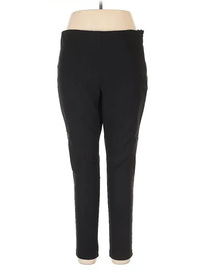 Pre-owned Calvin Klein Active Pants In Black