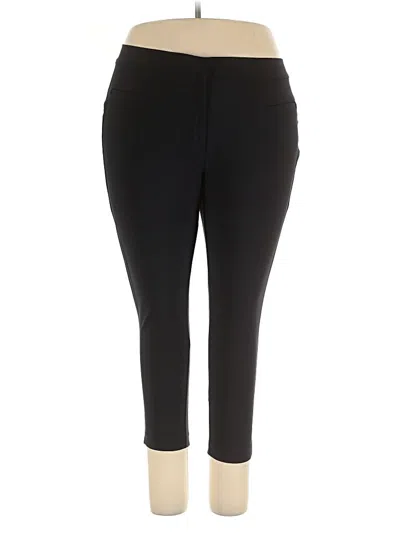 Pre-owned Calvin Klein Active Pants In Black
