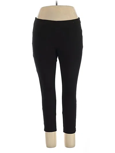 Pre-owned Calvin Klein Active Pants In Black