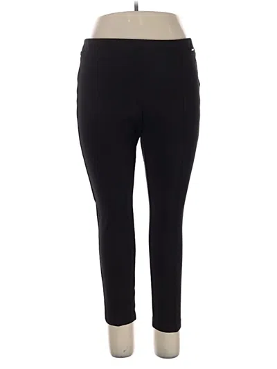 Pre-owned Calvin Klein Active Pants In Black