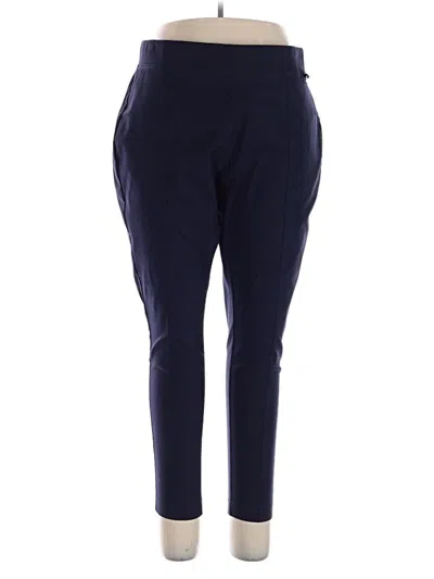 Pre-owned Calvin Klein Active Pants In Blue