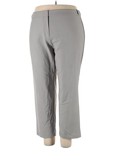 Pre-owned Calvin Klein Active Pants In Gray
