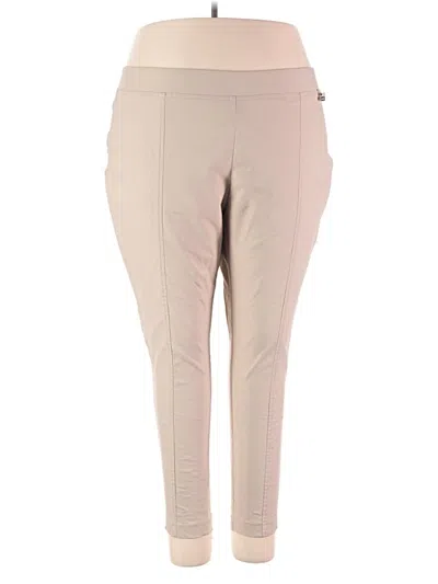 Pre-owned Calvin Klein Active Pants In Tan