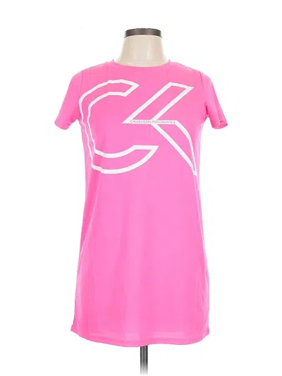 Pre-owned Calvin Klein Active T-shirt In Pink