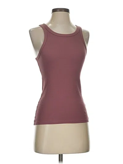 Pre-owned Calvin Klein Active Tank Top In Burgundy