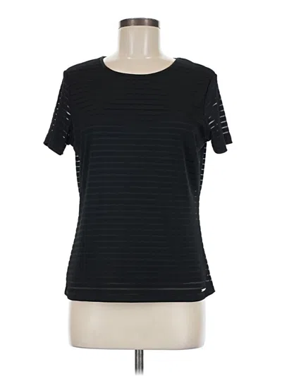 Pre-owned Calvin Klein Active T-shirt In Black