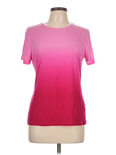Pre-owned Calvin Klein Active T-shirt In Pink