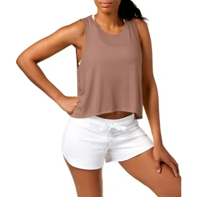 Calvin Klein Activewear Performance Fitness Workout Tank Top In Praline In Multi