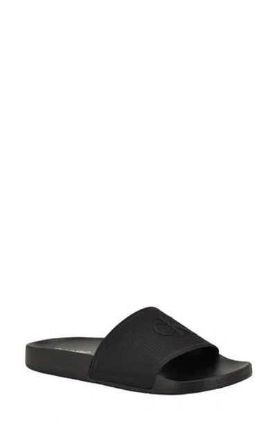 Calvin Klein Adair Slide Sandal In Black