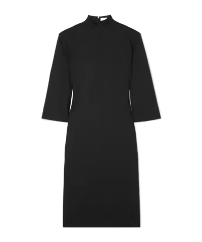 Calvin Klein Addison Midi Dress In Black