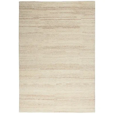 Calvin Klein Agadir Hand Knotted Wool Beige Area Rug