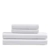Calvin Klein Airy Botanical Cotton Sateen 4 Piece Sheet Set, Queen In Beige