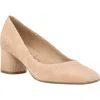 Calvin Klein Alanta 2 Square Toe Pump In Brown