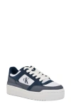 Calvin Klein Alondra Platform Sneaker In Dark Blue
