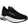 Calvin Klein Alvera Womens Laceless Slip-on Sneakers In Black