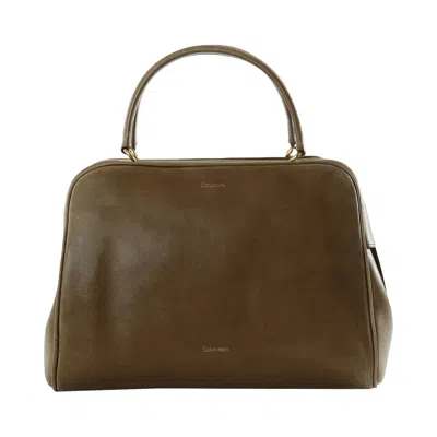 Pre-owned Calvin Klein America Medium Bag 'dark Sepia' | Brown | Women's Size Onesize