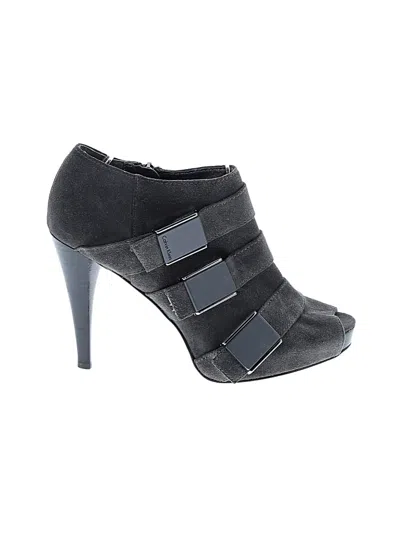 Pre-owned Calvin Klein Ankle Boots In Black