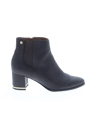 Pre-owned Calvin Klein Ankle Boots In Brown