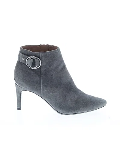 Pre-owned Calvin Klein Ankle Boots In Gray