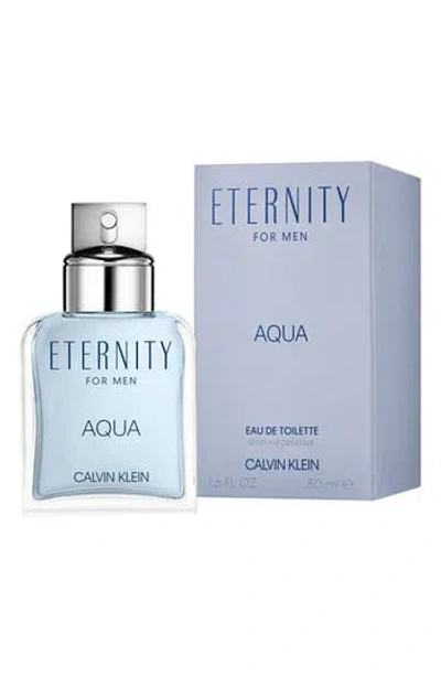Calvin Klein Aqua For Him Eau De Toilette Spray In Blue