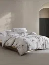 Calvin Klein Aquarelle Floral Cotton Melange Gauze Comforter Set