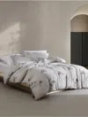 Calvin Klein Aquarelle Floral Cotton Melange Gauze Duvet Cover Set