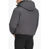 Calvin Klein Arctic Faille Water Resistant Parka In Iron