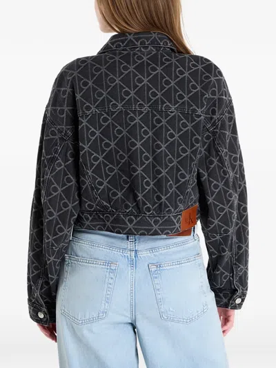 Calvin Klein Articulated Denim Jacket In Multi