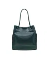 Calvin Klein Ash Tote With Magnetic Snap In Deep Forest