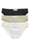 Calvin Klein Assorted 3-pack Bikinis In Multi