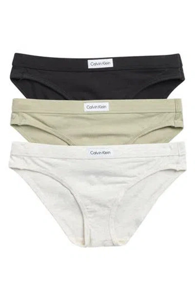 Calvin Klein Assorted 3-pack Bikinis In Multi