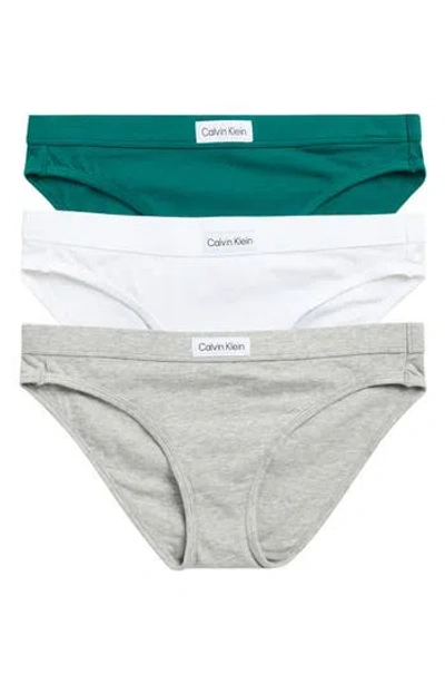Calvin Klein Assorted 3-pack Bikinis In Multi