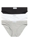 Calvin Klein Assorted 3-pack Bikinis In Multi