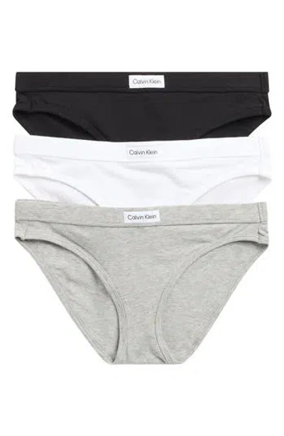 Calvin Klein Assorted 3-pack Bikinis In Multi