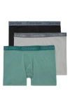 Calvin Klein Assorted 3-pack Boxer Briefs In Multi
