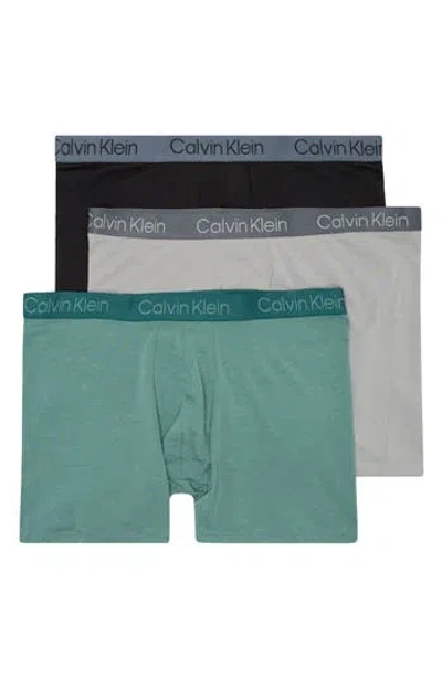 Calvin Klein Assorted 3-pack Boxer Briefs In Multi