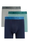 Calvin Klein Assorted 3-pack Boxer Briefs In Multi