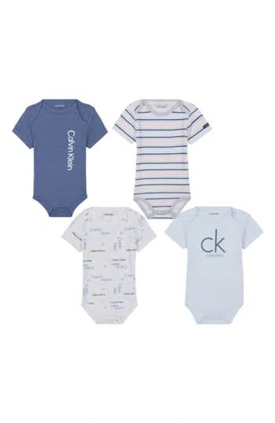 Calvin Klein Babies'  Assorted 4-pack Bodysuits