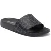 Calvin Klein Athens Slide Sandal In Black
