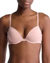 Calvin Klein Womens Subdued Sculpt Plunge Stretch-recycled Nylon Bra In Subdued