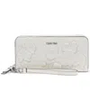CALVIN KLEIN AUDREY BOXED FLORAL EMBOSS WALLET