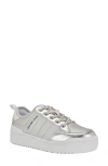 Calvin Klein Austie Platform Sneaker In Silver