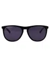 Calvin Klein Aviator Sunglasses Ck24508 S 001 In Black