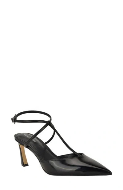 CALVIN KLEIN CALVIN KLEIN AVRIEL 2 ANKLE STRAP PUMP