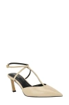 Calvin Klein Avriel 2 Ankle Strap Pump In White