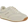 Calvin Klein Women's Avyenna Retro Lace-up Sneakers In Ivory/silver